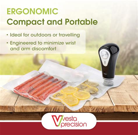 VVestaPrecision Vacuum Sealer by Vesta Precision - Handheld Vac 'n ...