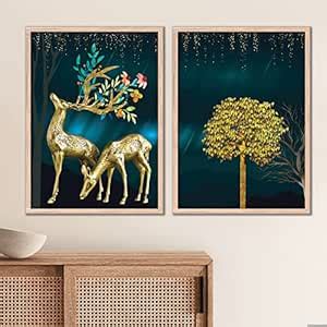 walllane - Beige Colour Art Painting For Living Room Bedroom Office ...