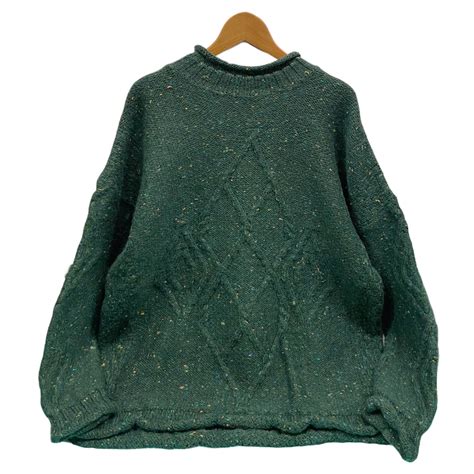 90s Quill's Woollen Market IRELAND ロールネック ネップ ニット【ML】 | BACK IN THE DAYZ.