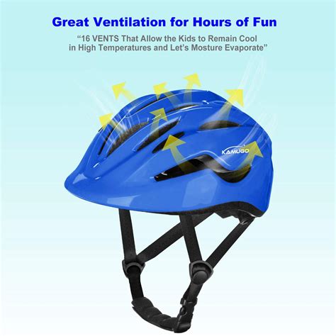 KAMUGO Bike Helmet Kids Toddler, Girls and Boys Bike Helmet Adjustable ...