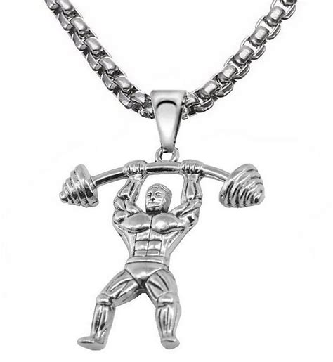 Buy University Trendz Silver-Plated Weightlifter Body-Builder ...