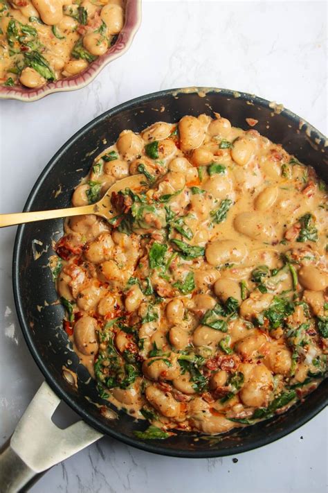 Creamy One Pot Sundried Tomato 'Marry Me' White Beans | Recipe | Bean ...