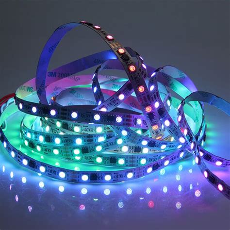 Digital RGB LED Strip - 60 Leds/Meter - DC12V - 5 Meter, 79,80