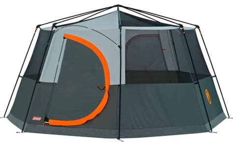 Coleman Octagon family tent for 8 people orange - Berger Camping