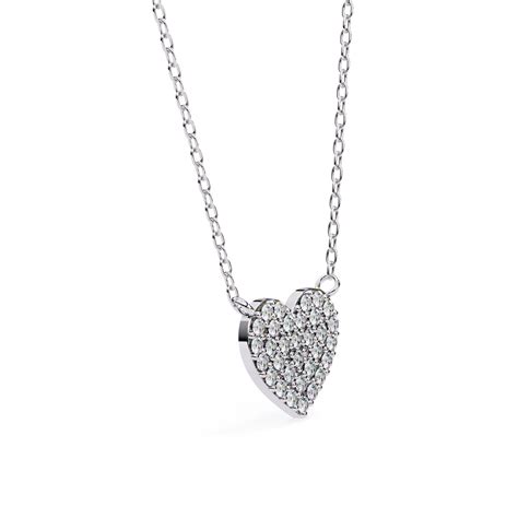 Heart Elegance Pendant White Gold by Anazia Jewels – ANAZIA