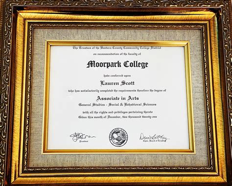 Associate Degree Certificate