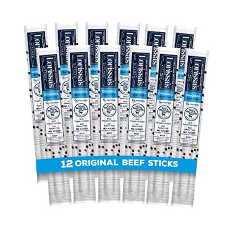 Buy Lorissa’s Kitchen Spicy Grass-Fed Beef Jerky Meat Snack Sticks ...