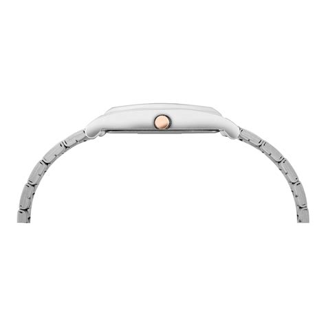 TIMEX Silver Tone Rectangle Dial Analog Men's Watch - TW000L525