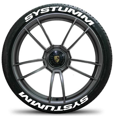 SYSTUMM Permanent Tyre Stickers Kit for 15''-21'' Wheels | Motorik ...
