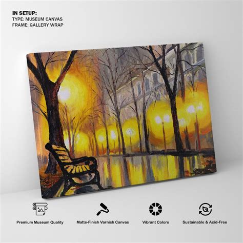 Buy Autumn street art work Big Canvas Paintings & Prints Online ...