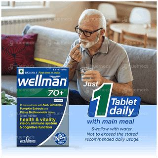 Wellman 70 Tablet 30 - Uses, Side Effects, Dosage, Price | Truemeds