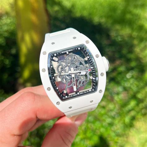 Richard Mille RM055 Bubba Watson White Skeleton RM55 for Rs.28,779,406 ...
