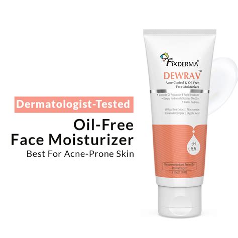Buy Fixderma Dewrav Acne Control & Oil Free Moisturizer For Face With ...