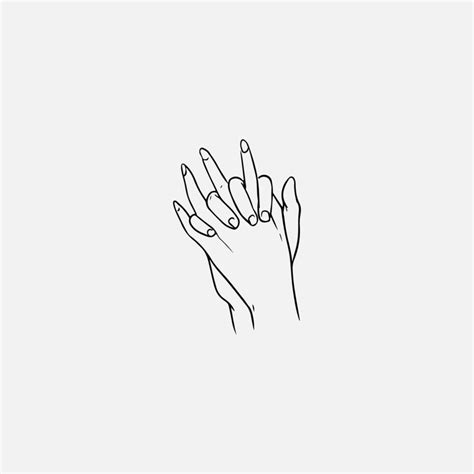 Image result for Interlinked Hand Drawing