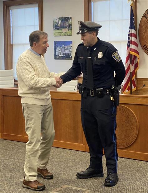 Retired Foxboro police chief welcomes son to department | Local News ...