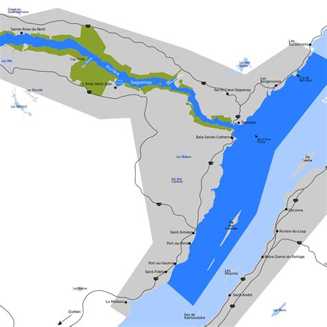 St Lawrence River Map