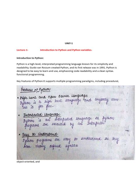 Python Unit 1 的图像结果