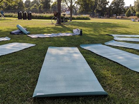 Yoga on Jesus Green in July, Jesus Green - near the Tennis Courts, in ...