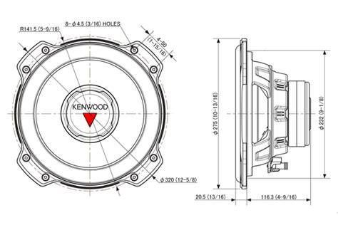 Subwoofer zvučnici • KFC-PS2516W Karakteristike • Srbija