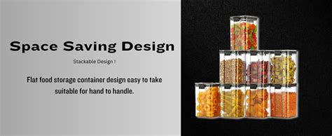 KWER 400ml Air Tight Container Set For Kitchen Set For Home Kitchen ...