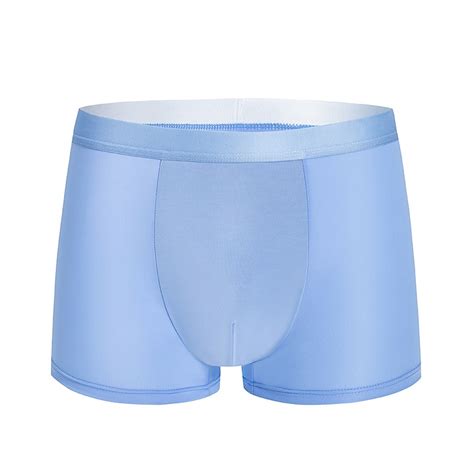 Men's 3 Pack Boxer Briefs Underwear Basic Panties Boxers Underwear Ice ...