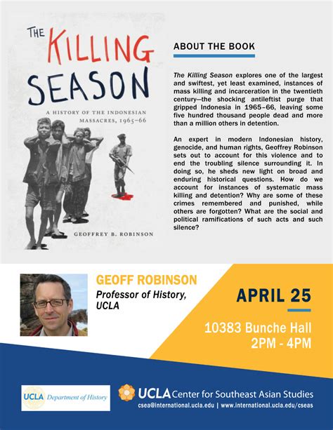 Geoffrey Robinson - "The Killing Season: A History of the Indonesian ...