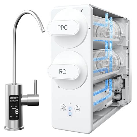 Ro Water Filtration System SimPure 400GPD 8-Stage Under-Sink Reverse ...