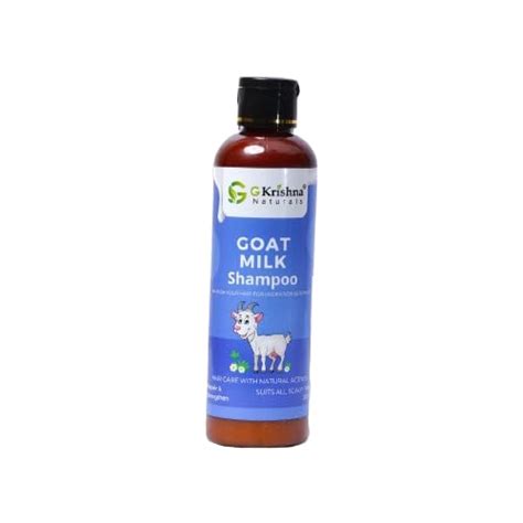 Buy G Krishna Naturals Goat Milk Shampoo with Mango Butter & Jojoba Oil ...