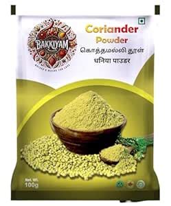 Bakkiyam Masala Coriander Powder | Parrot Green | Fresh & Aromatic ...