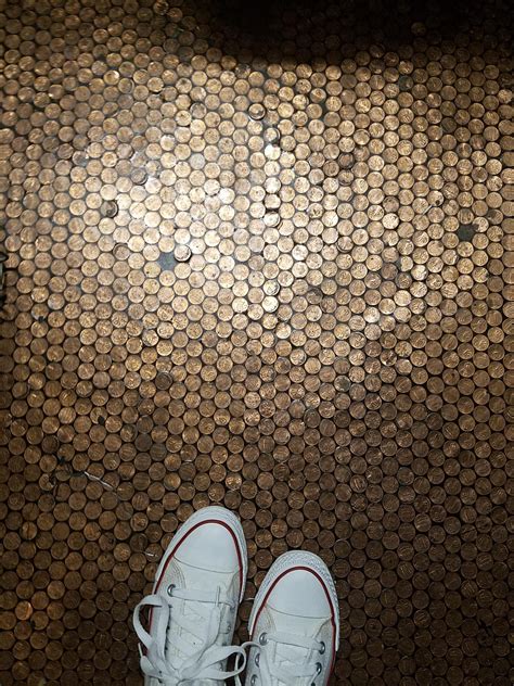 Bathroom Made Of Pennies at Phyllis Lange blog