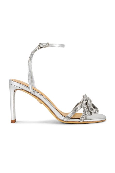 Lola Cruz Livorno Heel in Silver | REVOLVE