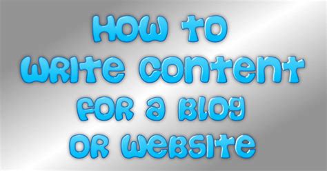 Image result for How to Write Content for Blog