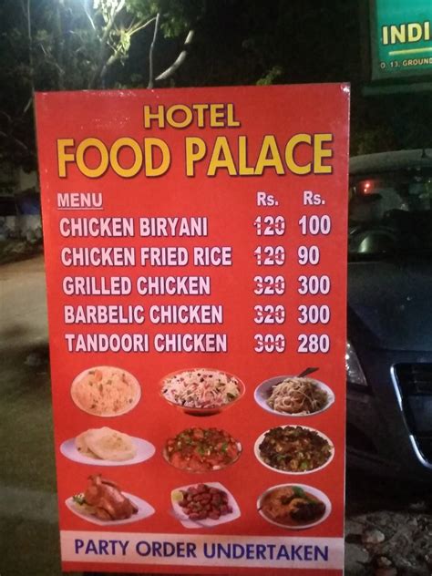 Menu at Food Inn, Chennai