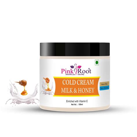 Pink Root Cold Cream with ALoevera |Honey 100ml, for Glowing & Moistur