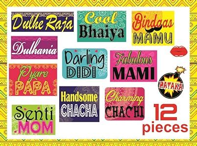 SYGA Funny Wedding Family Party Photo Booth Props Craft Item, Multi ...