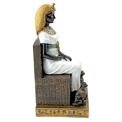 Design Toscano QL1936 9 in. Queen Cleopatra on the Throne of Egypt ...