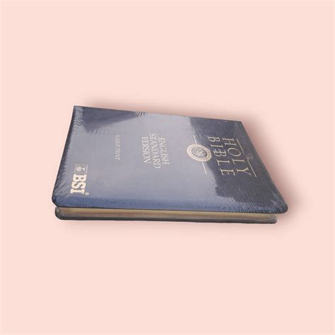 The Holy English Standard Version Bible Golden Edge Black Color Bound ...