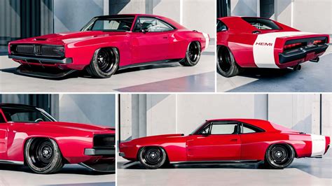 Deep Chili Red Custom Widebody 1969 Dodge Charger Hides a Few Juicy Secrets, Sadly - autoevolution