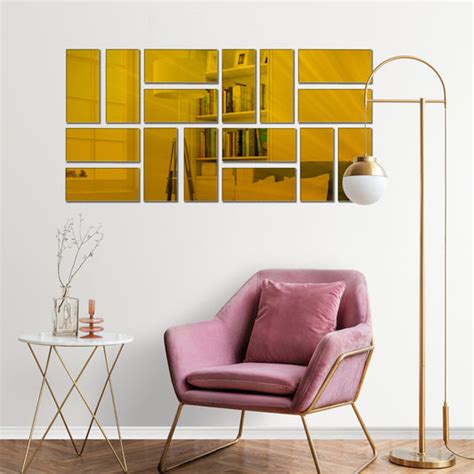 3d wall mirror sticker – The Seven Colours