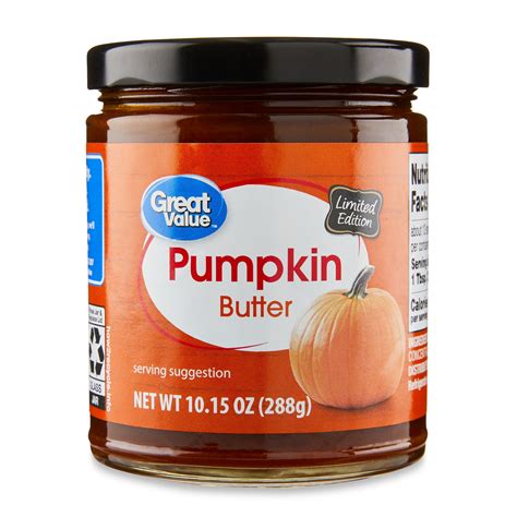 Great Value Pumpkin Butter, 10.15 oz - Walmart.com