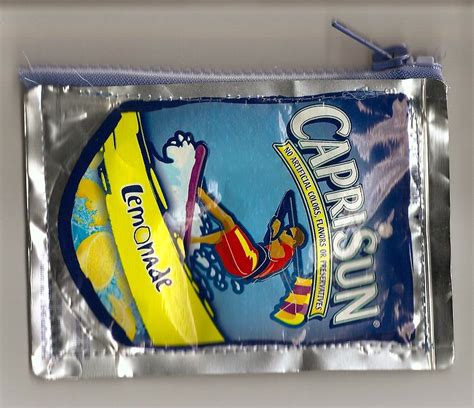 Capri Sun Lemonade coin purse Material De Reciclaje, Envases, Bolso De ...