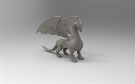 3D Dragon Printable | CGTrader