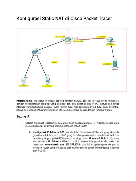Image result for Building a Network Using Nat Packet Tracer