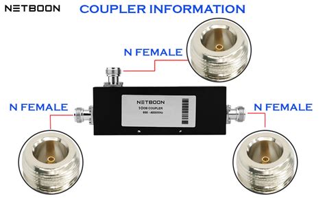 NETBOON 5G Directional 10dB Coupler | Combiner for Antenna/Coax Jack ...