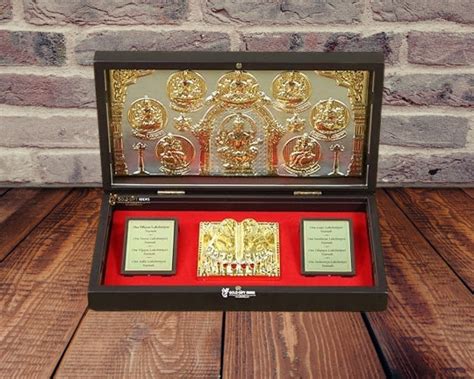24K Gold Plated AshtaLakshmi Maa Pocket Temple – Shriprasadam