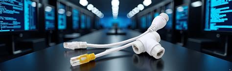 POE Network Splitter, 1-to-2 Port Multiplexer, 100m Range, Compatible ...