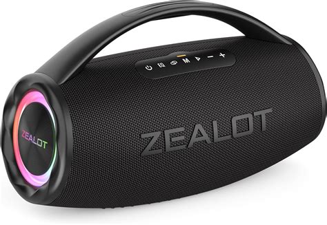 Amazon.com: ZEALOT Bluetooth Speaker, 110W Peak(100W) Booming Sound Speakers Wireless, Dual ...