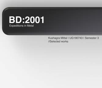 Expeditions in Metal | CEPT - Portfolio