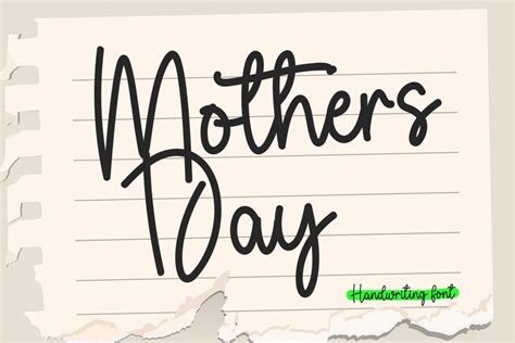 Mothers Day Font by Creatype Designer · Creative Fabrica