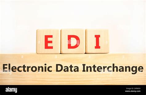 EDI electronic data interchange symbol. Concept words EDI electronic ...